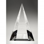 Peak Glass Award - 8 " with Logo