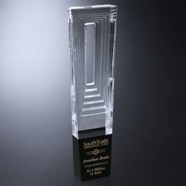 Athens Clear Award 10-3/4" with Logo