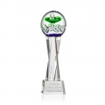 Aquarius Award on Grafton Clear - 12" High with Logo