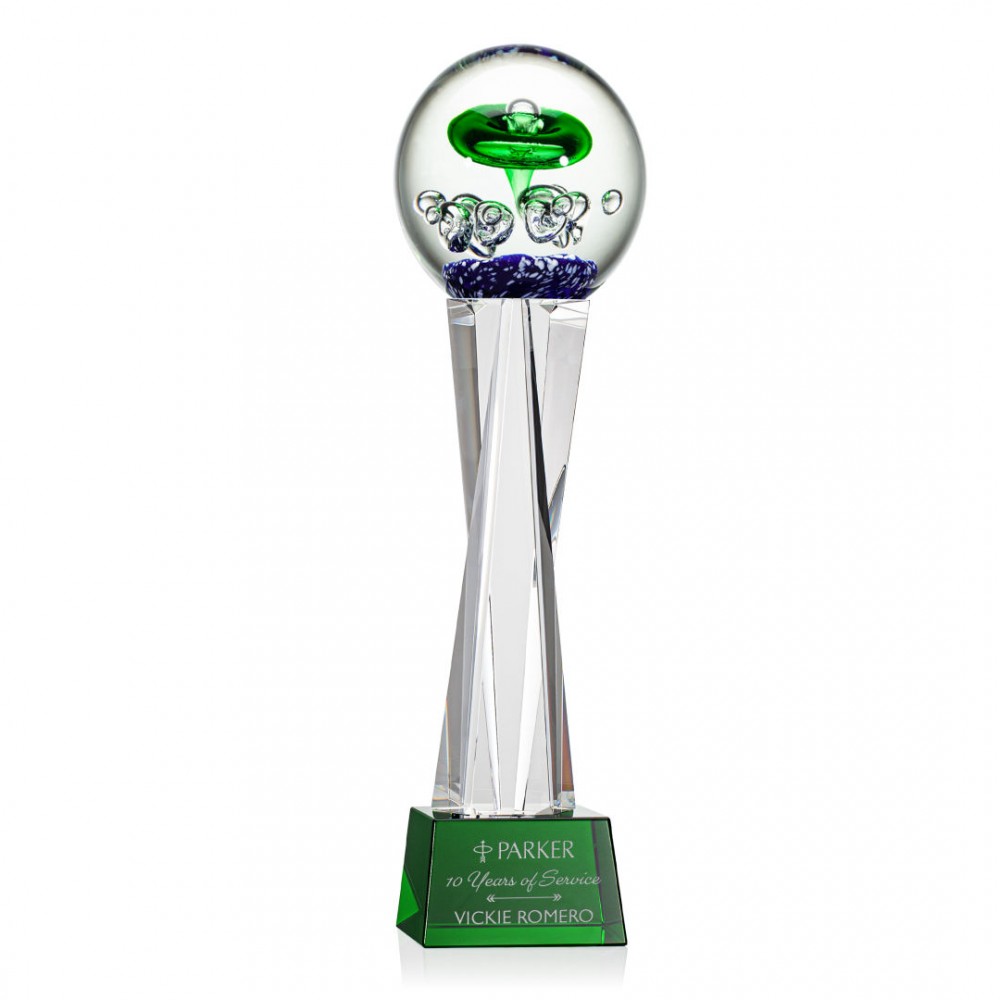 Aquarius Award on Grafton Green - 14" High with Logo