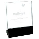 Customized 4.5" x 5.5" Standing Glass Awards