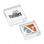 Winston Square VividPrint Paperweight with Logo