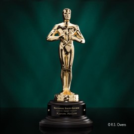 Promotional Classic Achievement L - Gold/Ebony 10-3/4"  Promotional Classic Achievement L - Gold/Ebony 10-3/4"