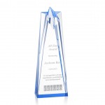 Rosina Star Award - Acrylic/Blue 10" with Logo