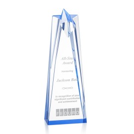 Rosina Star Award - Acrylic/Blue 10" with Logo