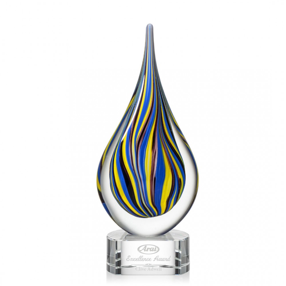 Customized Calabria Award on Clear Base - 13"