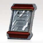Glass/Slate Plaque with Logo