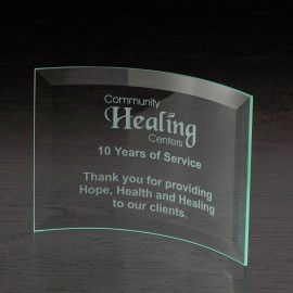 Customized Chronicle Jade Small Glass Award