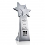 Personalized Auckland Star - Silver Resin 8"