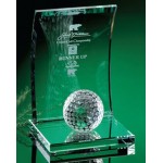 Custom 8" Arched Golf Award