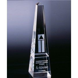 10" OptiMaxx Grooved Obelisk with Logo  10" OptiMaxx Grooved Obelisk with Logo
