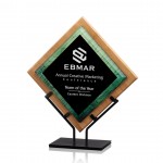 Promotional Lancaster Award - Bamboo/Green 10" H