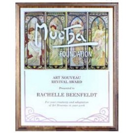 Customized Sublimated Walnut Eco-Plaque (6"x8")  Customized Sublimated Walnut Eco-Plaque (6"x8")