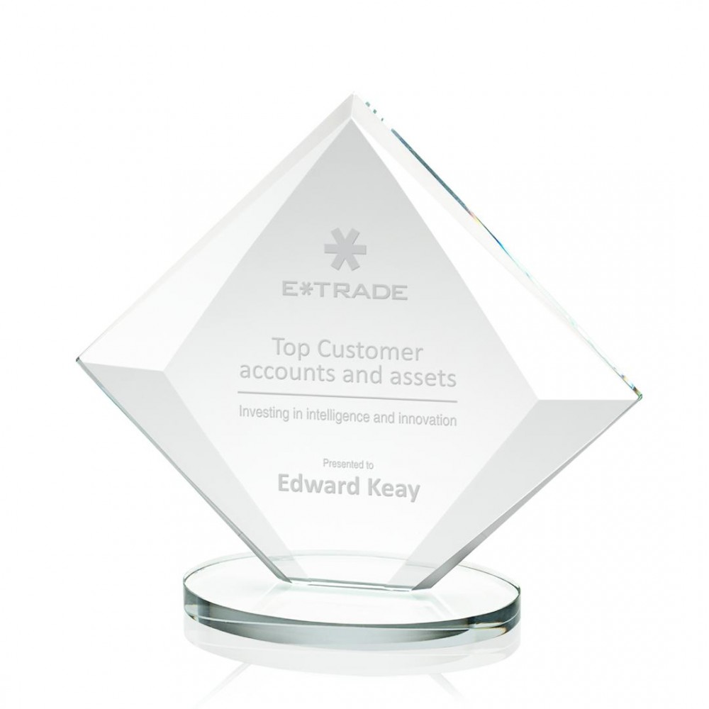 Customized Teston Award - Starfire 7" Wide Customized Teston Award - Starfire 7" Wide