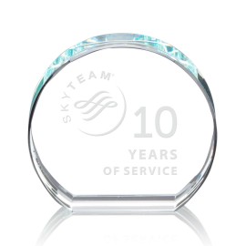 Abrams Award - Starfire 2" Diam with Logo