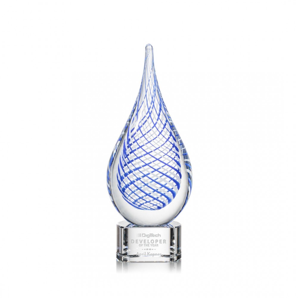Kentwood Award on Paragon Clear - 9" with Logo