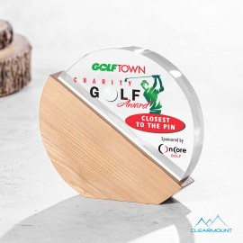 Customized VividPrint Soleil Award - Acrylic/Wood 6"x5"  Customized VividPrint Soleil Award - Acrylic/Wood 6"x5"