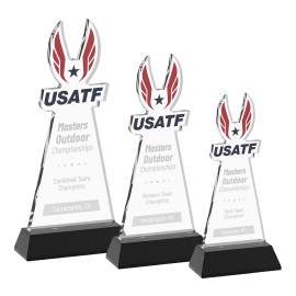 EdgeCraft Tapered Award on Hartford - Black (via Ocean) with Logo