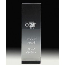 10" OptiMaxx Incline Award Laser-etched  10" OptiMaxx Incline Award Laser-etched