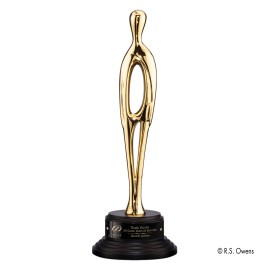 Promotional Contemporary Award on Ebony - 24K Gold 15"  Promotional Contemporary Award on Ebony - 24K Gold 15"