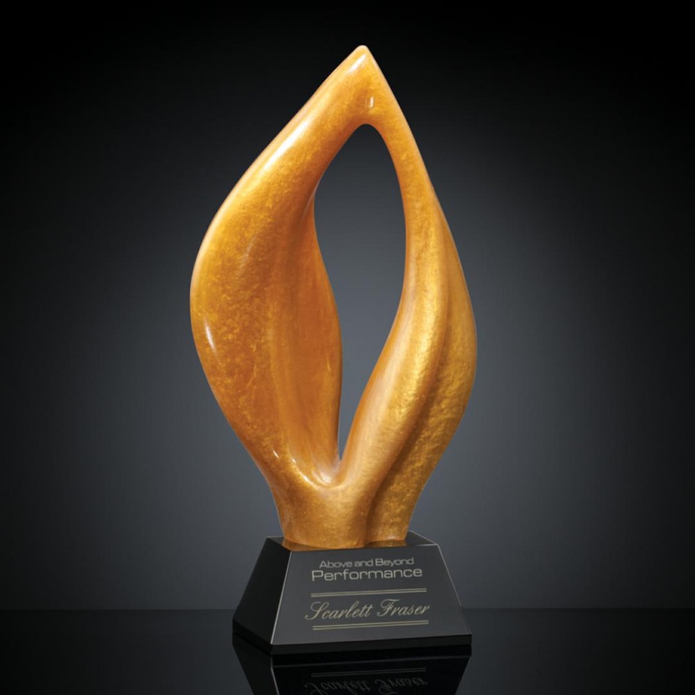 Promotional Oberon Award - Gold/Black 12"