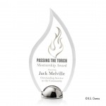 VividPrint Award - Vulcan Hemisphere/Silver 8" with Logo
