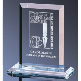 Promotional Clear Crystal Image Award (8"x10")