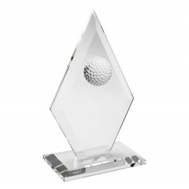 Customized 7" Award - Golf Arrowhead  Customized 7" Award - Golf Arrowhead