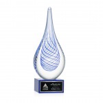 Customized Kentwood Award on Hancock Blue - 11"