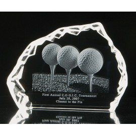 Promotional Iceberg Crystal Award (7"x5"x1")  Promotional Iceberg Crystal Award (7"x5"x1")