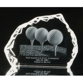 Promotional Iceberg Crystal Award (7"x5"x1")