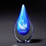 Custom Cyan Swirl
