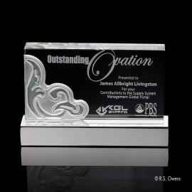 Tribute Horizontal - Optical/Aluminum 7" Wide with Logo