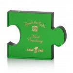 Customized Rune Award - Optical Green 4"x3"