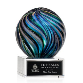 Malton Award on Hancock Base - 4" Diam with Logo  Malton Award on Hancock Base - 4" Diam with Logo