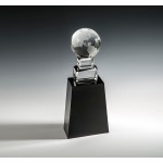 Promotional 11" Globe on Black Base Award