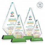Logo Branded Windsor VividPrint Award on Newhaven - Green