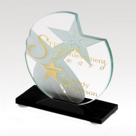 Logo Branded 6" Stellar Discovery Glass Award