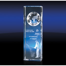 Globe Award (Medium) with Logo