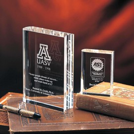 Custom 7" My Book Crystal Award