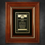 Promotional Americana Plaque with Velour 11-3/4" x 9-3/4"
