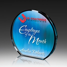 Promotional Round Acrylic Award 6"