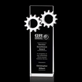 Personalized Ricarda Gear Award - Optical 8"
