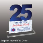 Custom Medium 25 Shaped Full Color Acrylic Award