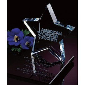 4" Crystal Star Only with Logo  4" Crystal Star Only with Logo