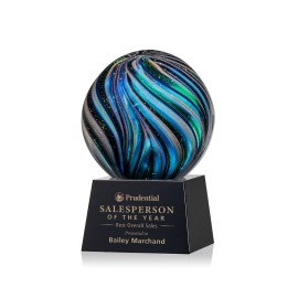 Personalized Malton Award on Robson Black - 3-1/8" Diam  Personalized Malton Award on Robson Black - 3-1/8" Diam