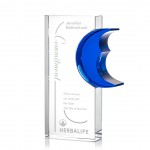 Personalized Sabatini Moon Award - Optical/Blue 7"