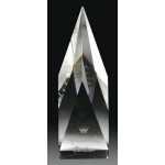 Logo Branded 7 1/2" Steeple Crystal Award