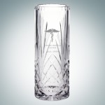 Laser-etched Serenity Cylinder Vase (Small)