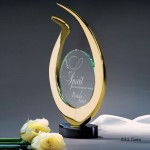 Spirit Award - Starfire/24K Gold 11" with Logo